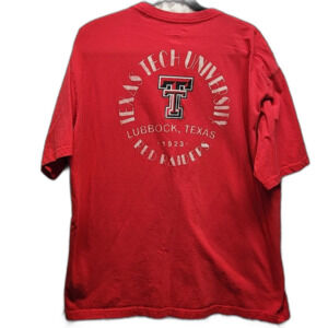 Texas Tech Red Raiders Short Sleeve Red T-Shirt XXL